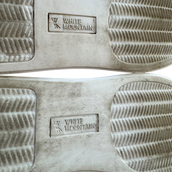 *White Mountain Size 10 Courageous White/Gray Slip On Shoes - Picture 11 of 11